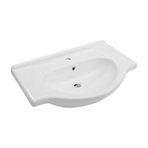 BPS-koupelny Nábytkové keramické umyvadlo Bahama 75 (76x49 cm)