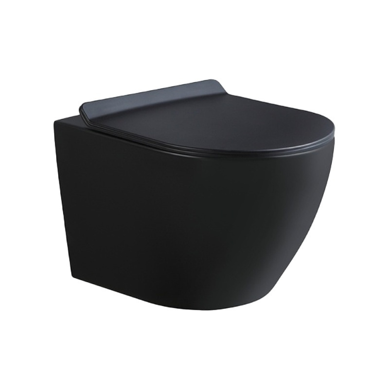 BPS-koupelny Podomítkový modul Geberit DuoFix s WC mísou MU-MTB-RIM-01 + ovládací tlačítko Delta 50 černá mat - Obrázek 2