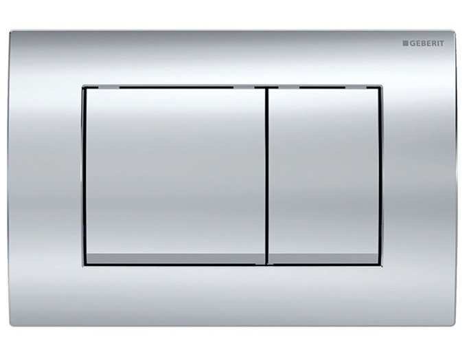 BPS-koupelny Podomítkový modul Geberit DuoFix s WC mísou PO-WH-02 + ovládací tlačítko Delta 30 chrom - Obrázek 2