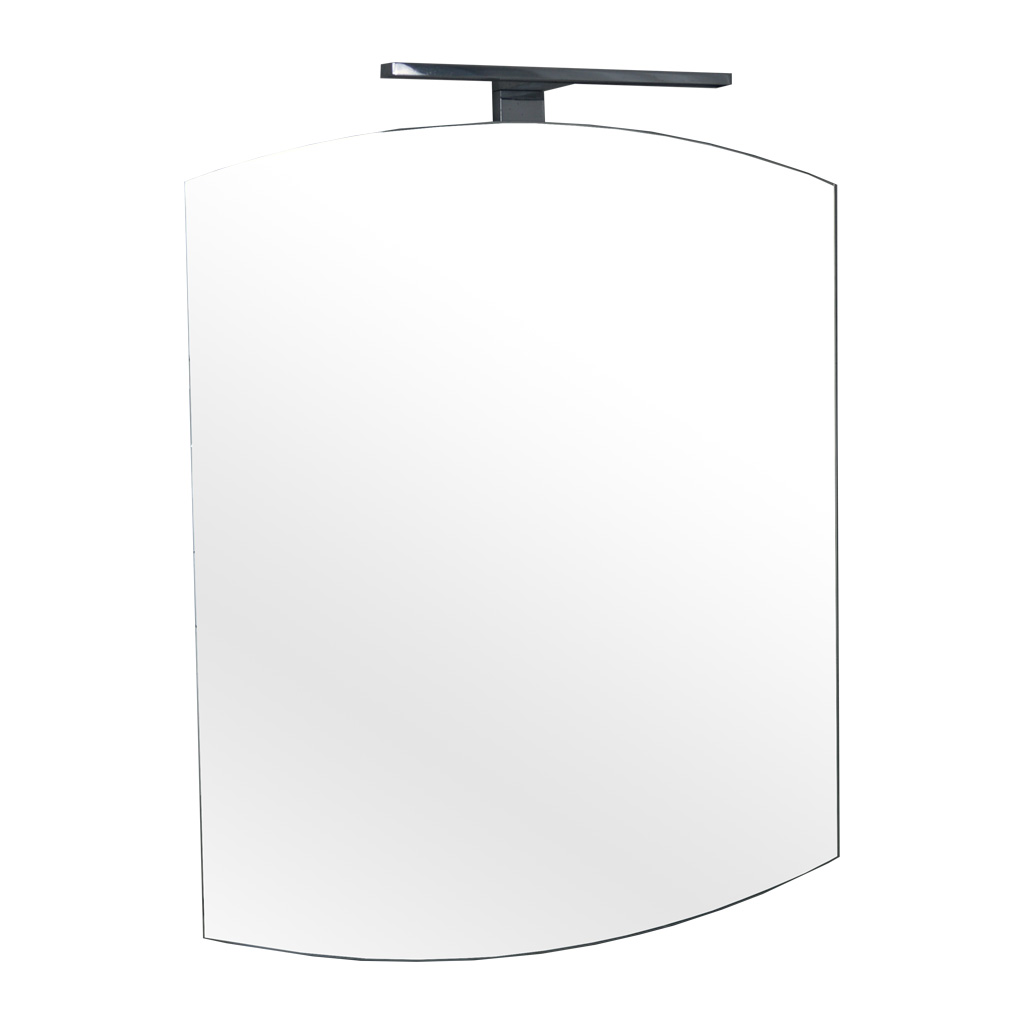 BPS-koupelny Zrcadlo závěsné s osvětlením 60 cm V49 - Poškozeno - Obrázek 2