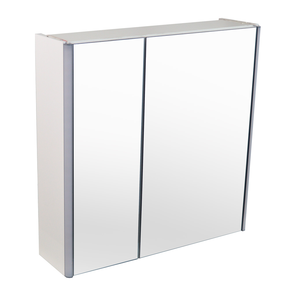 BPS-koupelny Zrcadlová skříňka závěsná s LED osvětlením Tristan 60 cm V23 - Poškozeno