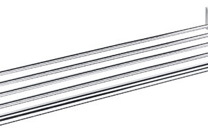 Bemeta Design BETA: Držák ručníků 600 mm - 132205082