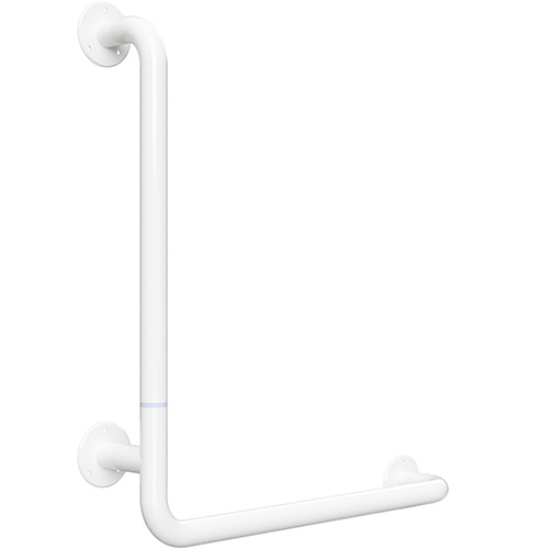 Bemeta Design HELP: Nástěnné opěrné držadlo levé skládané bez krytky