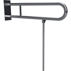 Bemeta Design HELP: Sklopný úchyt ve tvaru U s opěrnou nohou 813 mm