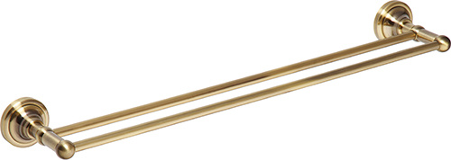 Bemeta Design RETRO bronz: Držák ručníků dvojitý 600 mm - 144104057