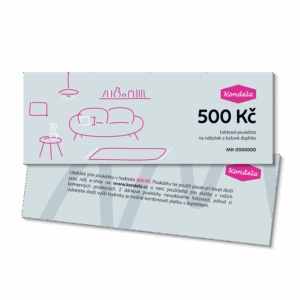 Dárková poukázka v hodnotě 500 Kč