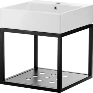 Deante Koupelnový set Temisto závěsný s umyvadlem 50x50 cm - CDTW6U5S