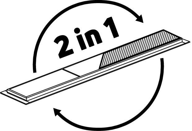 Deante Sprchový odtokový žlab 2in1 60 cm - KOS R06D - Obrázek 2