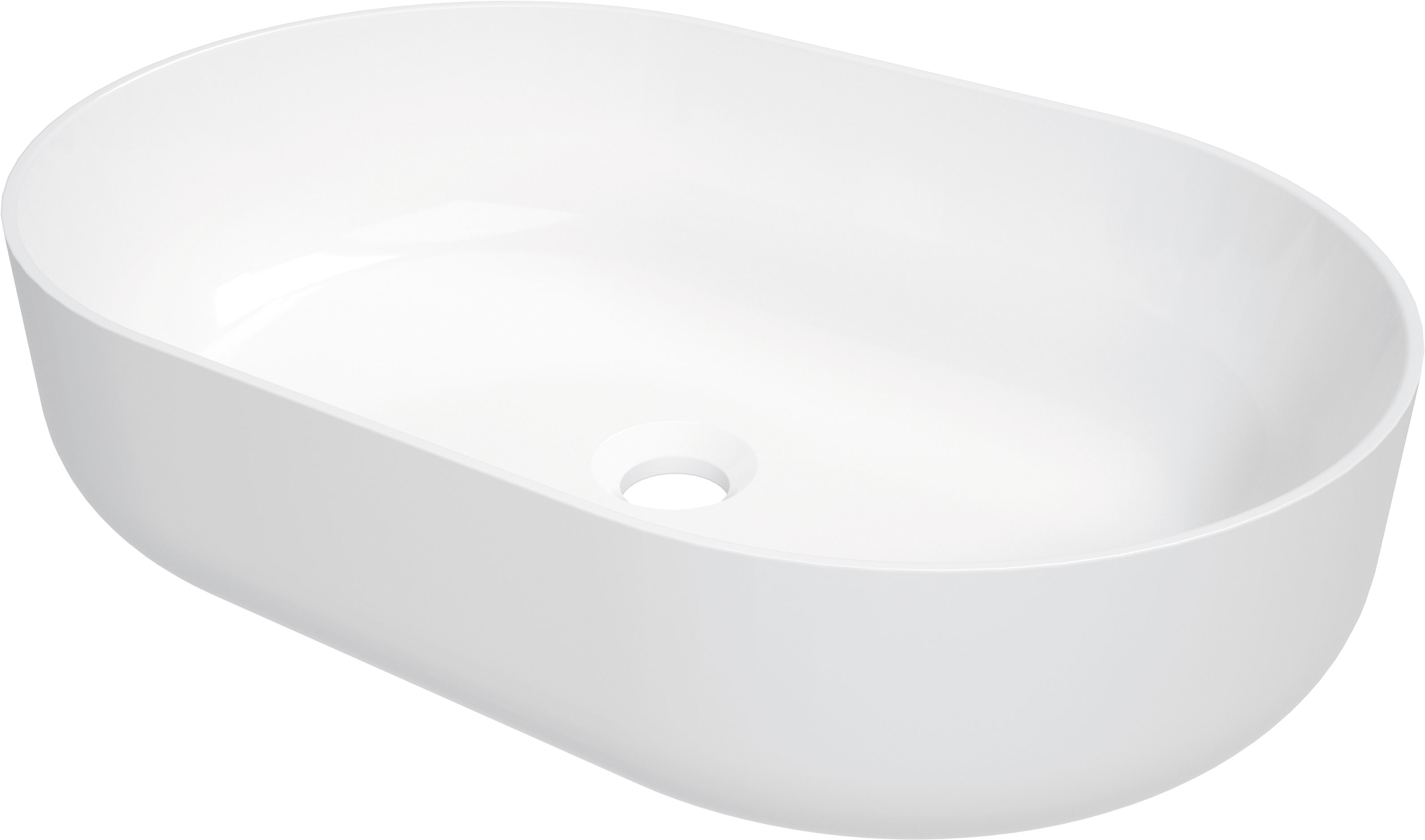 Deante Umyvadlo na desku Round 58x38 cm - CGR 6U6S