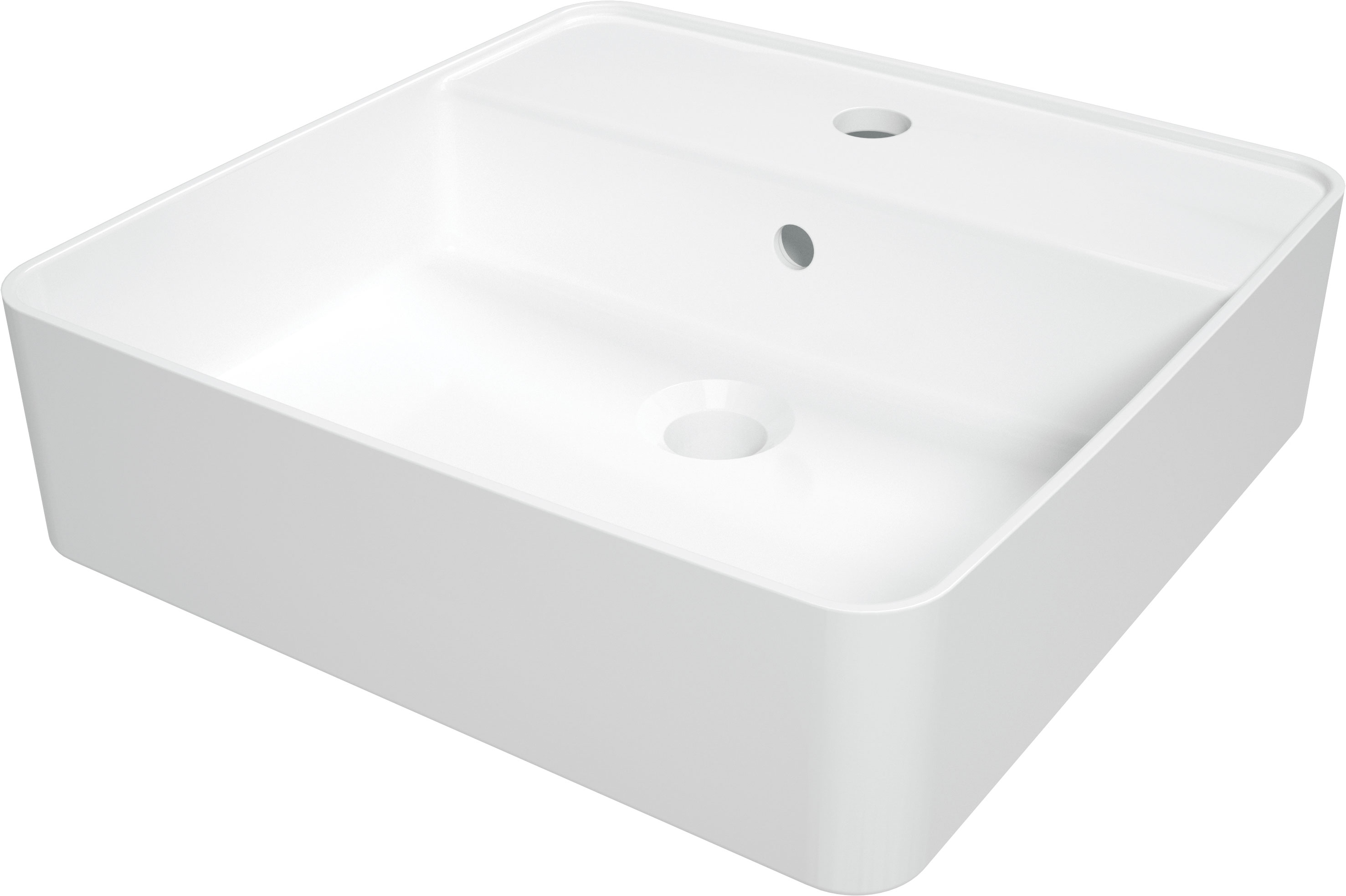 Deante Umyvadlo na desku Square 42x42 cm - CGS 6U4B