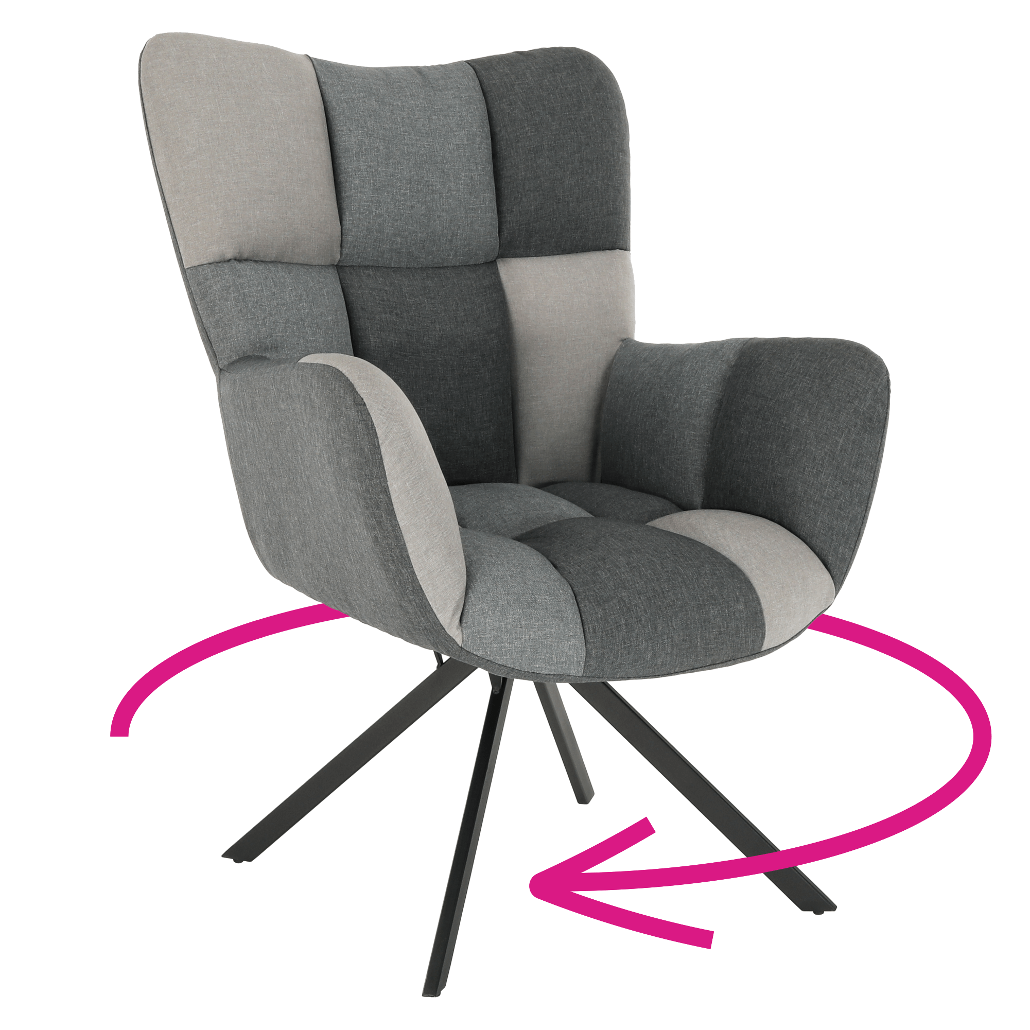 Designové otočné křeslo