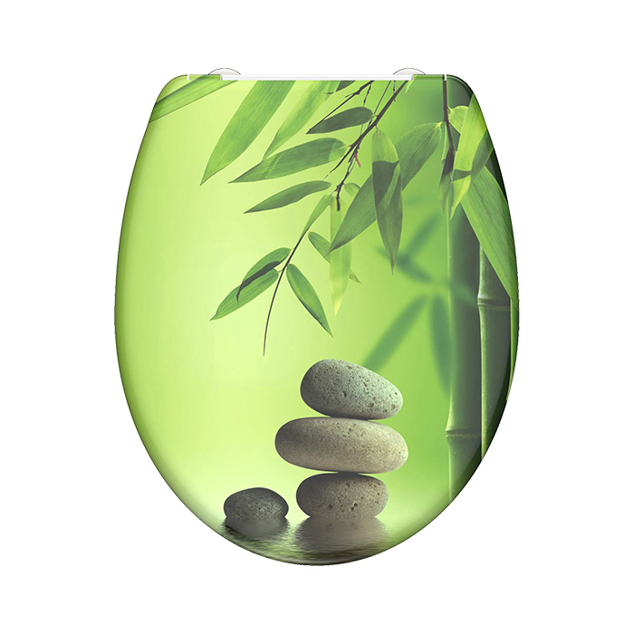 Eisl Sanitär WC prkénko Duroplast Soft Close Green Garden 82365