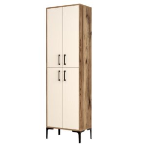 Hanah Home Koupelnová skříňka Berlin A 60 cm hnědá/béžová