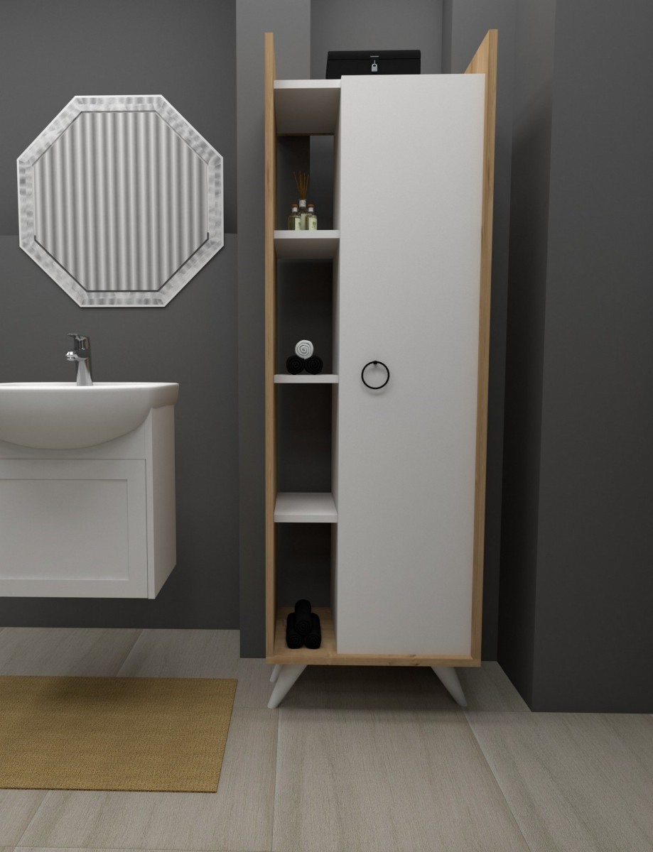 Hanah Home Koupelnová skříňka Mirage 50 cm bílá - Obrázek 2