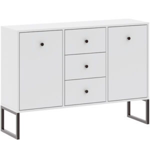 Intermeble Komoda LINEA 2D3S bílá