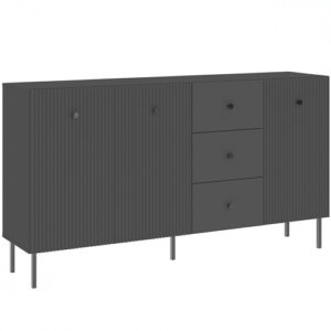 Intermeble Komoda VIENA 3D3S šedá