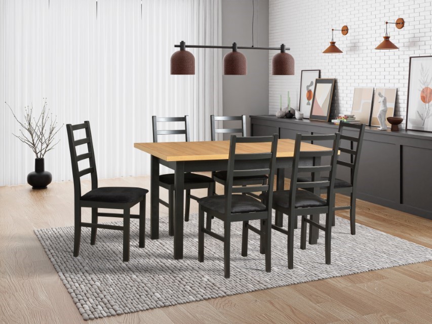 Jídelní set STRAKOŠ 1+6 MO I XL a N VIII - Obrázek 2