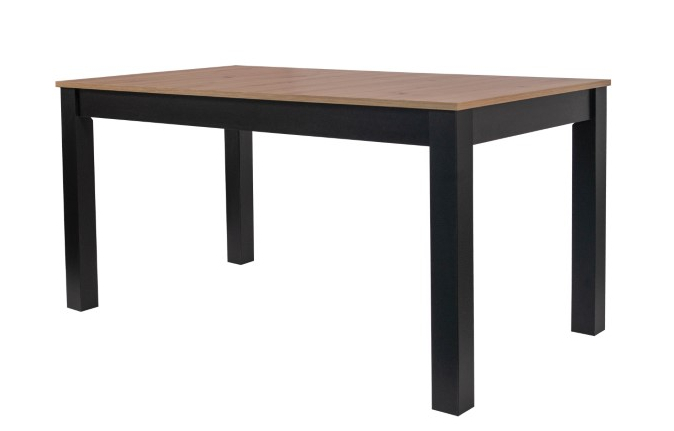 Jídelní stůl STRAKOŠ DTZ/0 dub artisan/černá