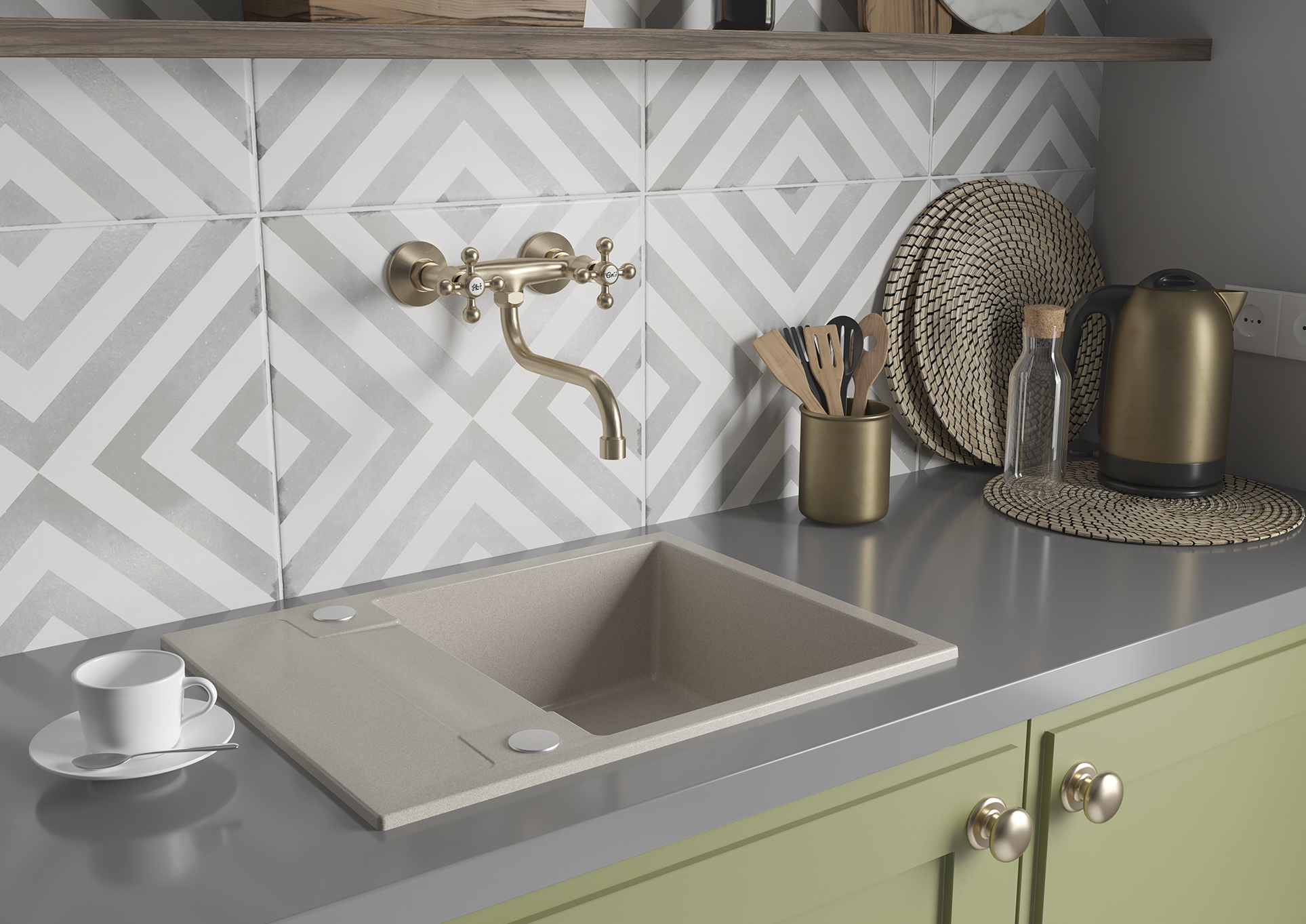 mosaz antique