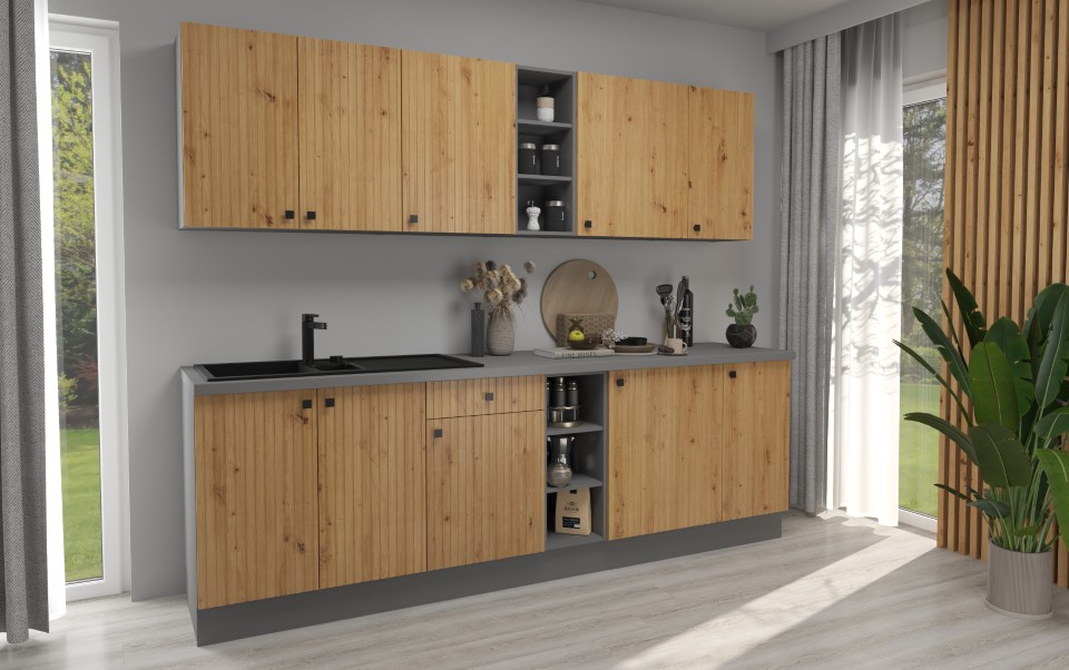 Kuchyňská soklová lišta 200 cm 1 ks STRAKOŠ - Obrázek 2
