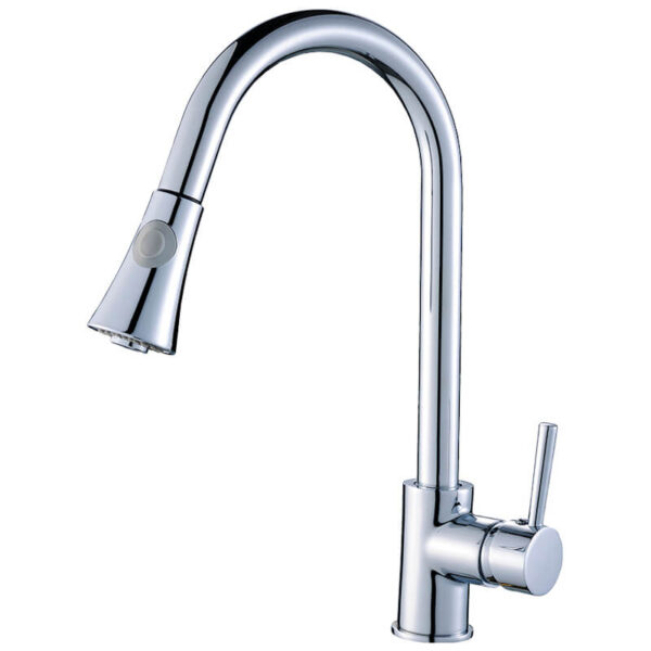 Laveo Dřezová baterie Daru s výsuvnou 2-funkční sprškou - BLD_069D