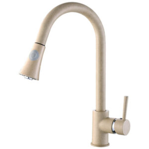 Laveo Dřezová baterie Daru s výsuvnou 2-funkční sprškou - BLD_469D