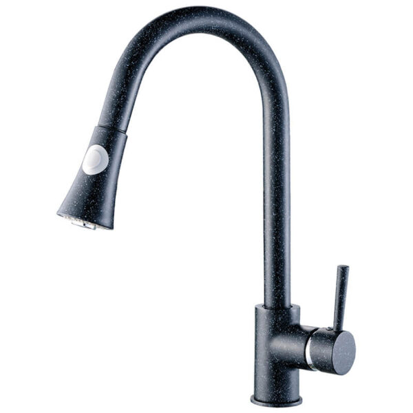 Laveo Dřezová baterie Daru s výsuvnou 2-funkční sprškou - BLD_769D