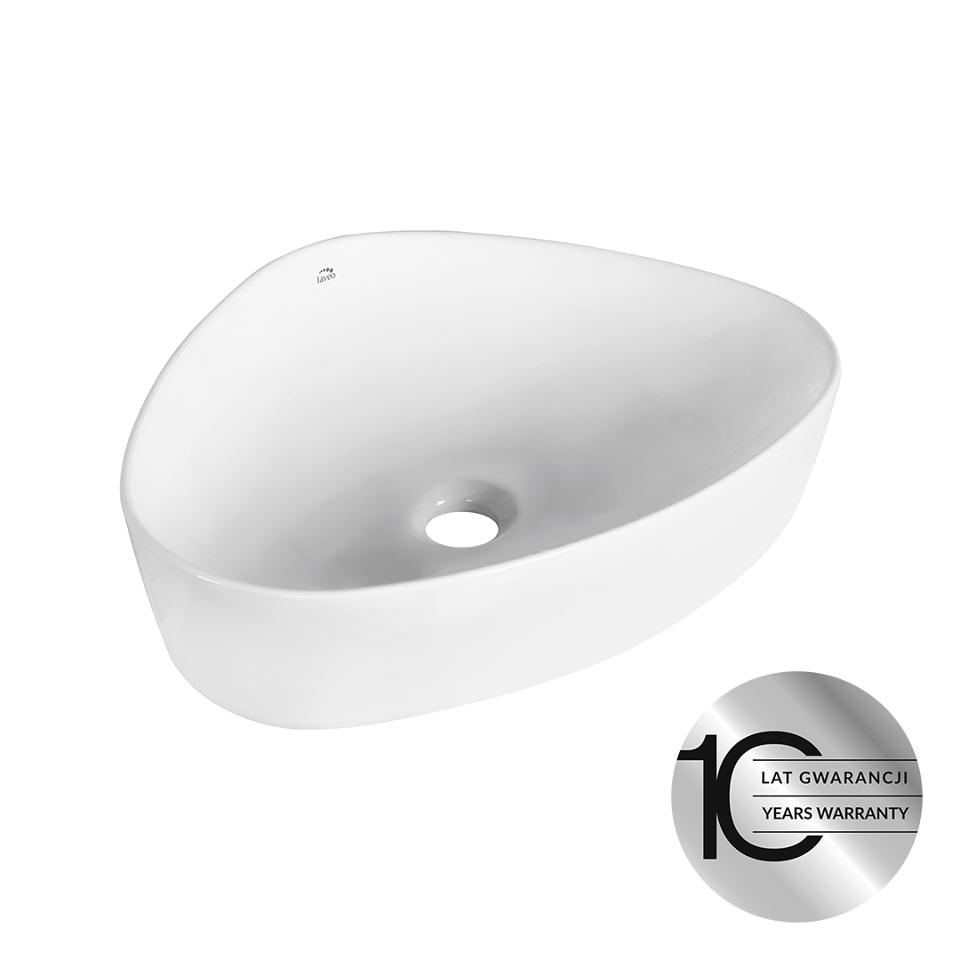 Laveo Umyvadlo na desku Asymmetric 50