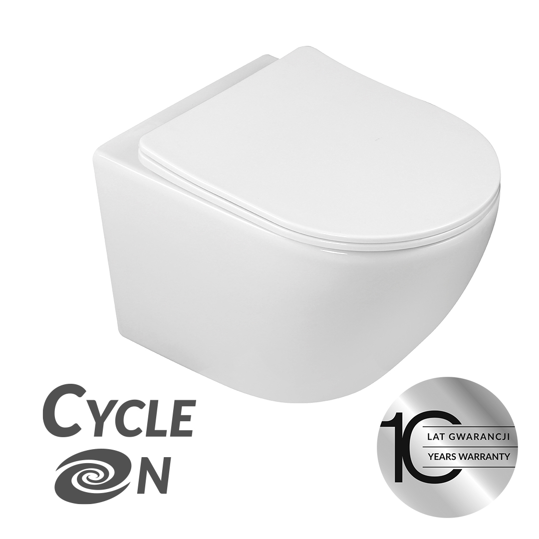 Laveo Závěsná WC mísa se SoftClose sedátkem Desna CycleOn - VMD_609S