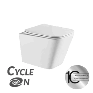 Laveo Závěsná WC mísa se SoftClose sedátkem Kvadrato CycleOn 2.0 - VMK_610S