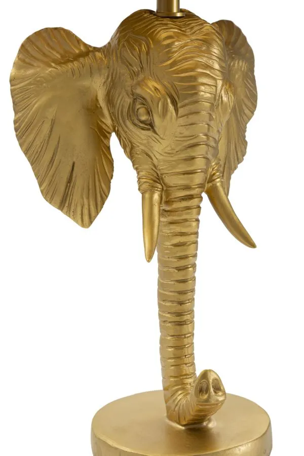 Mauro Ferretti Stolní lampa Elephant 59 cm černo-zlatá - Obrázek 2