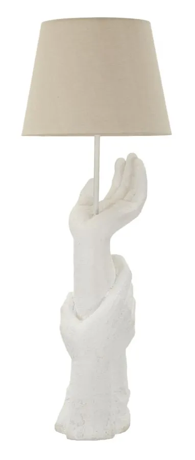 Mauro Ferretti Stolní lampa Life 93 cm bílá - Obrázek 2