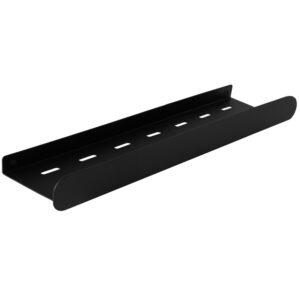 Nástěnná police do koupelny REA SF03 45cm černá mat