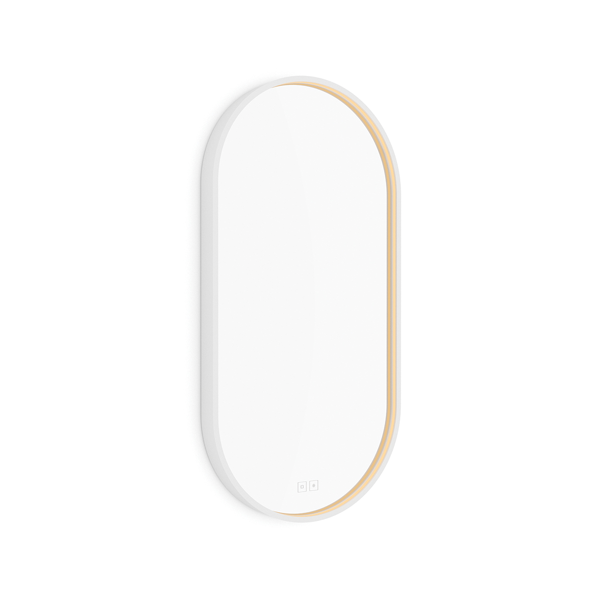 Nimco Bílé LED zrcadlo 400x800 se dvěma dotykovými senzory - ZPB 32002LVX-05