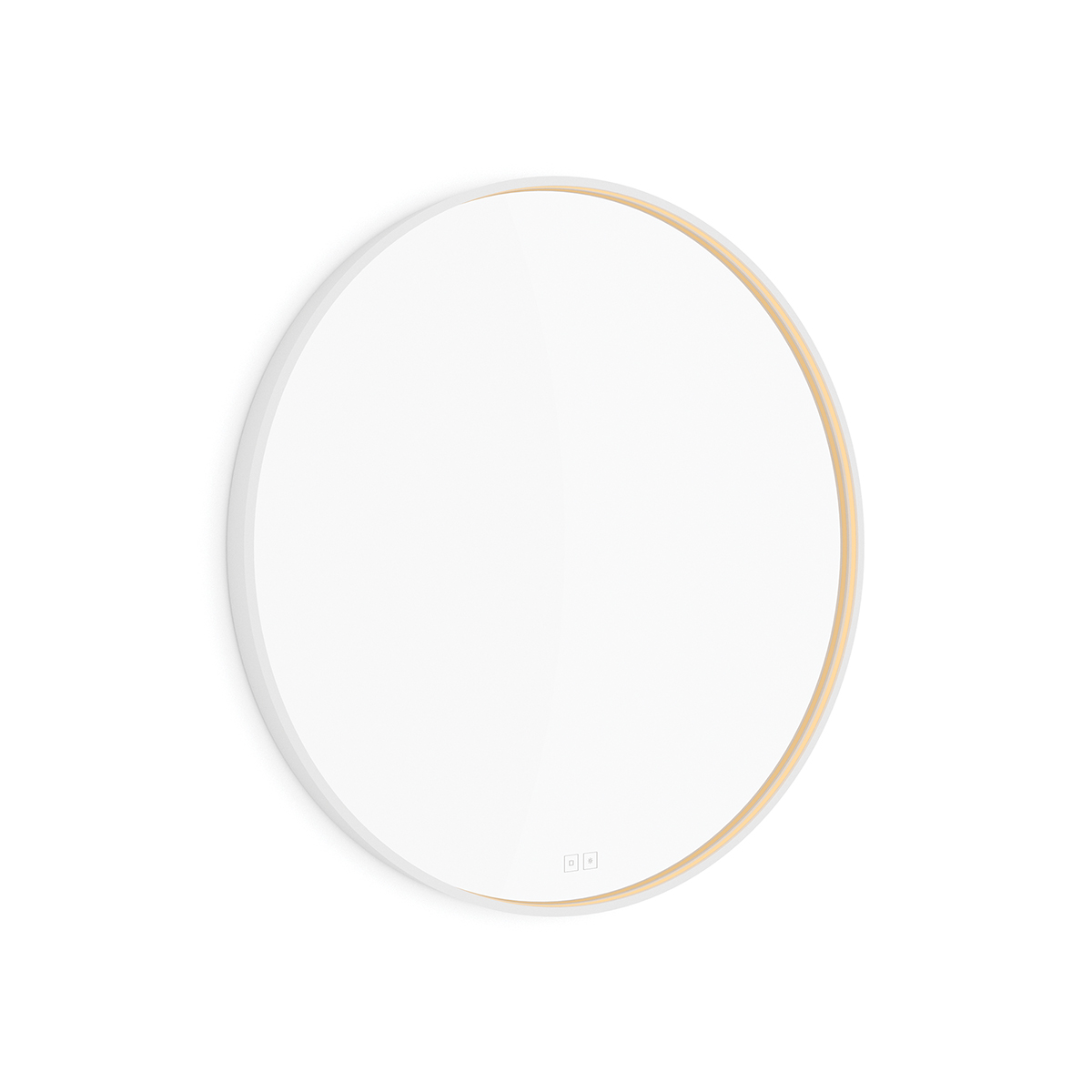 Nimco Bílé LED zrcadlo pr. 800 se dvěma dotykovými senzory - ZPB 31002RVX-05