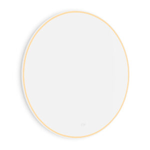 Nimco Bílé kulaté LED zrcadlo pr. 1000 mm se dvěma dotykovými senzory - ZPB 28004RVX-05