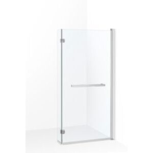 Novoterm Dvoudílná vanová zástěna NV-Cristal 21 82x150