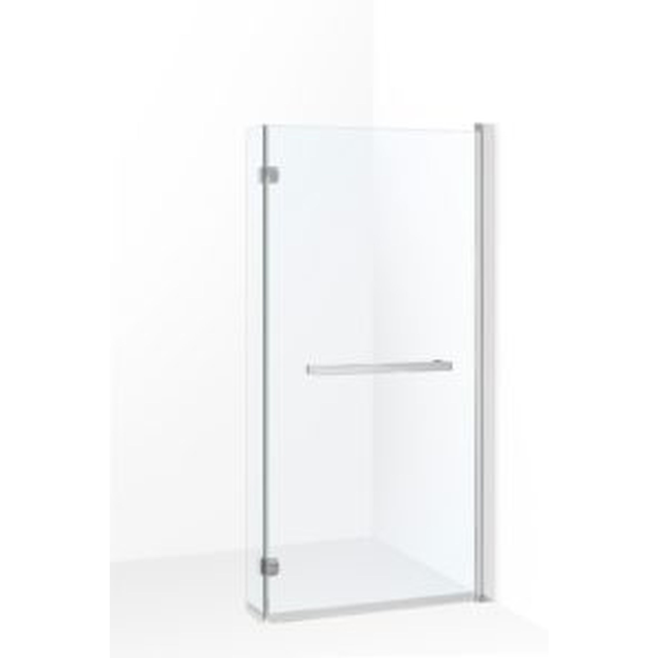 Novoterm Dvoudílná vanová zástěna NV-Cristal 21 82x150