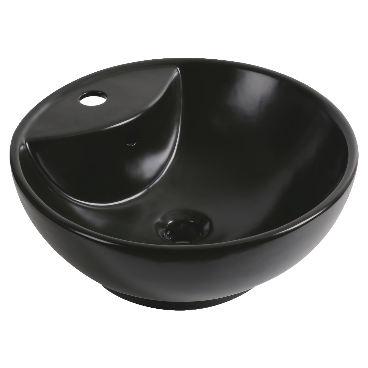 Novoterm Keramické umyvadlo na desku NV-KR-191 BLM (ø 46 cm)