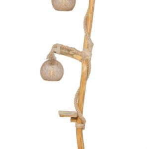 Opviq Stojací lampa Arbor II 140 cm hnědá