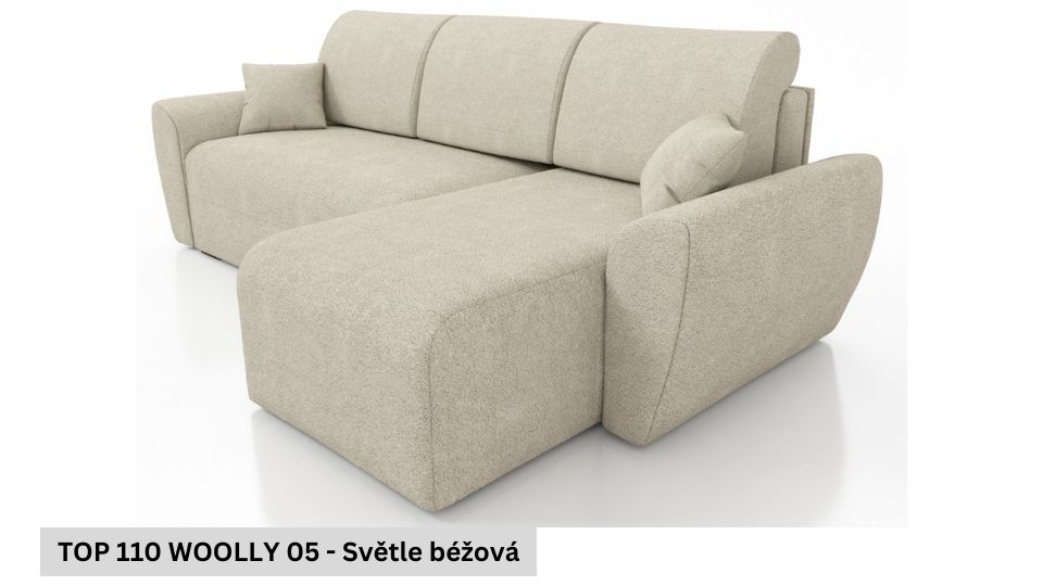 Rozkládací sedací souprava STRAKOŠ TOP 110 s úložným prostorem