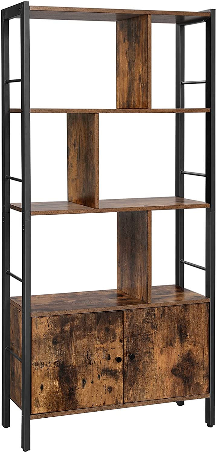 SONGMICS Multifunkční regál se skříňkou industriální 74 x 155cm - Obrázek 2