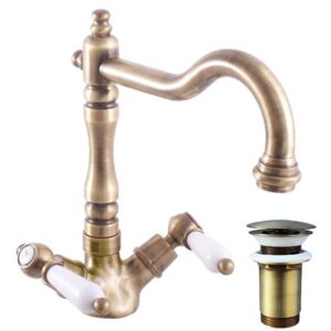 Slezák - RAV Umyvadlová baterie s výpustí MORAVA RETRO - MK521.x/8SM
