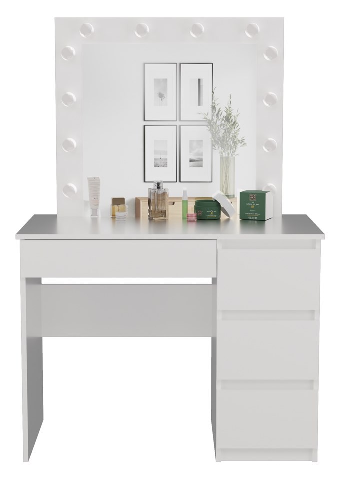 TP Living Kosmetický stolek s LED osvětlením Mijas bílý - Obrázek 2