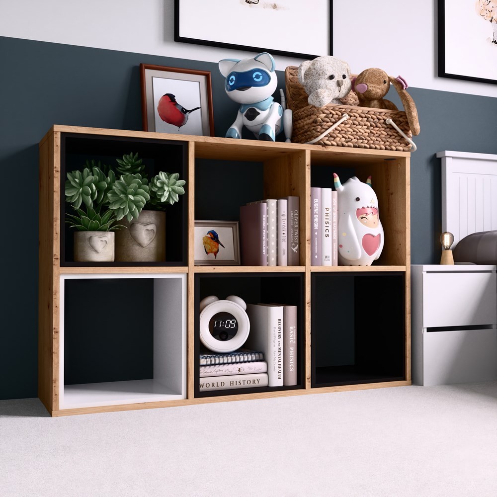 TP Living Regál MALAX 110 cm dub artisan - Obrázek 2