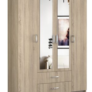 TP Living Šatní skříň Merien 160cm hnědá