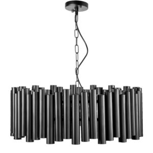 Toolight Křišťálové stropní svítidlo APP1306-C Black matt