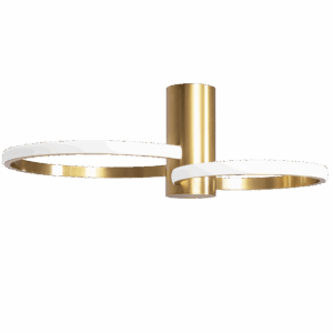 Toolight Křišťálové stropní svítidlo APP1403-CW Brush Gold