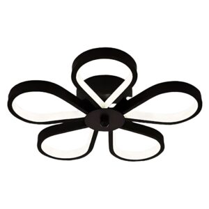 Toolight Moderní LED osvětlení Flower D91 LHJ075-C černá/bílá