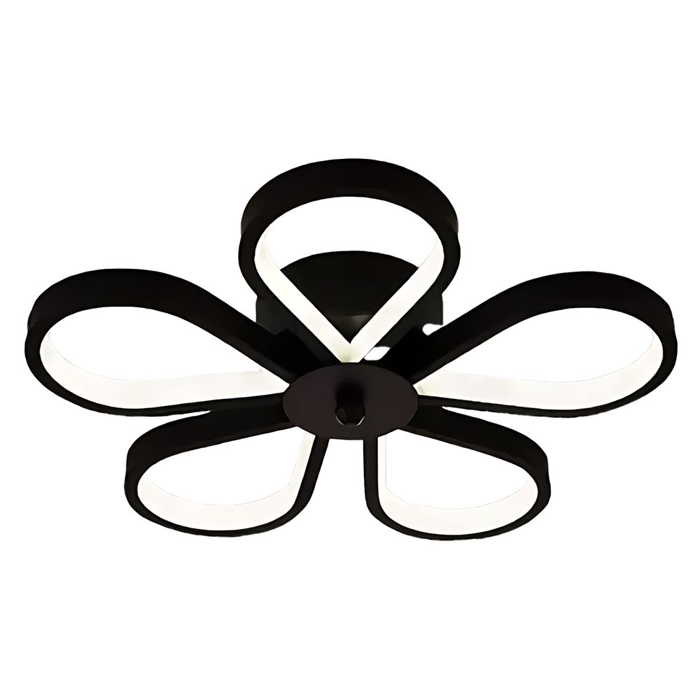 Toolight Moderní LED osvětlení Flower D91 LHJ075-C černá/bílá